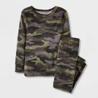 Toddler 2pc Camouflage Pajama Set - Cat & Jack Gray