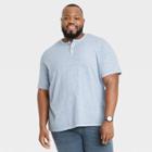 Men's Big & Tall Standard Fit Short Sleeve Henley Shirt - Goodfellow & Co