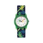 Kid's Timex Watch With Gecko Strap - Blue/green T72881xy, Kids Unisex, Green Blue