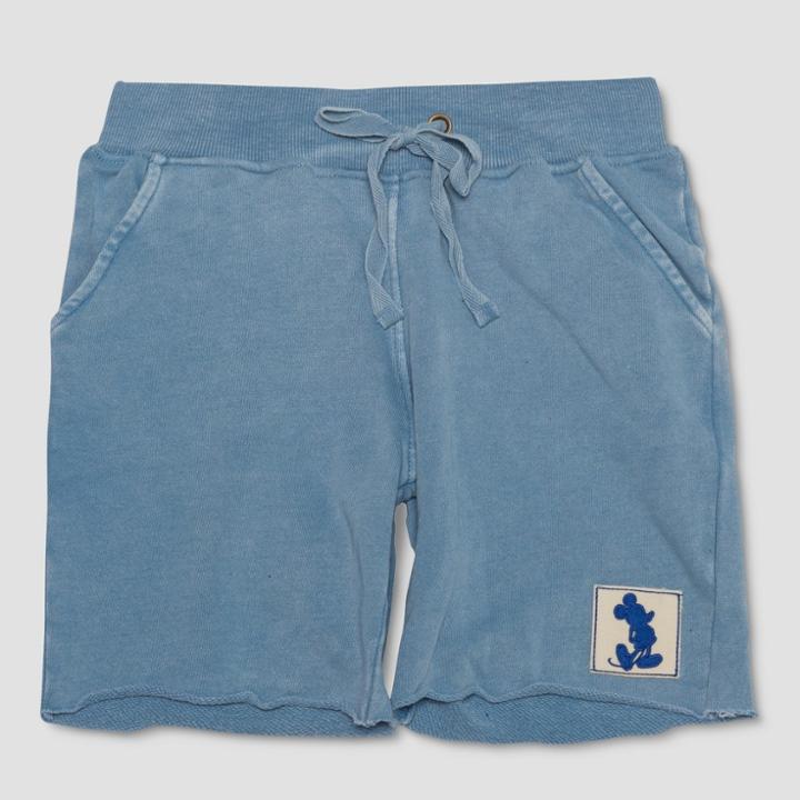 Junk Food Boys' Mickey Mouse Knit Shorts - Blue