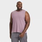 Men's Big & Tall Sleeveless Performance T-shirt - All In Motion Lilac Purple