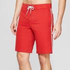 Men's 10 Taped Board Shorts - Goodfellow & Co Red