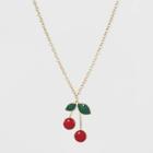 Sugarfix By Baublebar Cherry Pendant Necklace - Red, Girl's