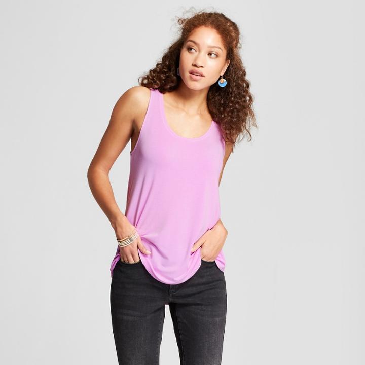 Women's Loose Tank - A New Day Neon Purple