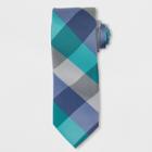 Men's Roesia Check Necktie - Goodfellow & Co Alpine Green