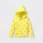 Toddler Girls' Zip-up Hoodie Sweatshirt - Cat & Jack Yellow
