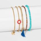 Target Steel Glass Plastic Multi Pack Bracelet Set - Wild Fable Bright Gold