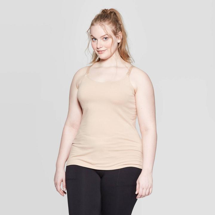 Women's Nursing Cami - Auden Pearl Tan