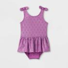 Toddler Girls' One Piece Swimsuit With Skirt - Cat & Jack Lavender