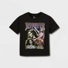 Girls' Jennifer Lopez Oversized Graphic T-shirt - Art Class Black