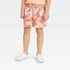 Boys' Woven 'above The Knee' Pull-on Shorts - Cat & Jack Orange