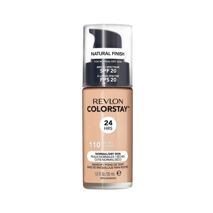 Revlon Colorstay Makeup For Normal/dry Skin With Spf 20 110 Ivory, Adult Unisex