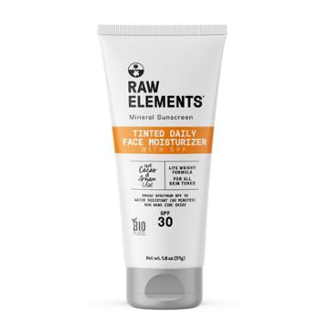 Raw Elements Tinted Daily Face Bioresin Tube - Spf