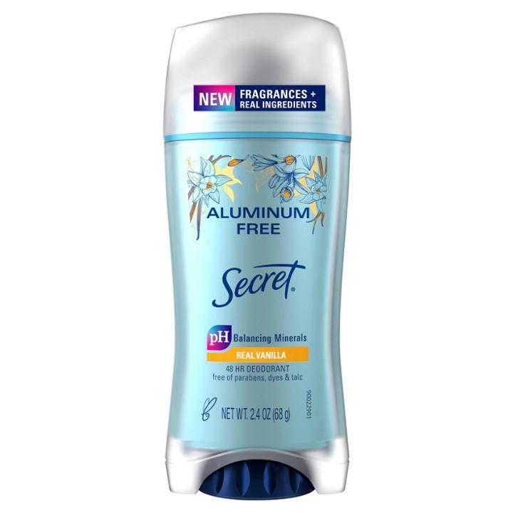 Secret Aluminum Free Deodorant For Women - Vanilla