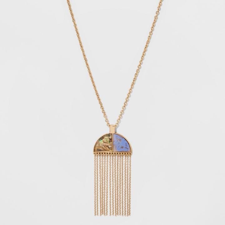 Sugarfix By Baublebar Mixed Media Tassel Pendant Necklace, Girl's,