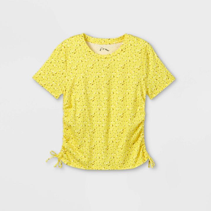 Girls' Cinch Short Sleeve T-shirt - Art Class Yellow