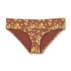 Juniors' Plus Size Cheeky Hipster Bikini Bottom - Xhilaration Multi Floral Print X