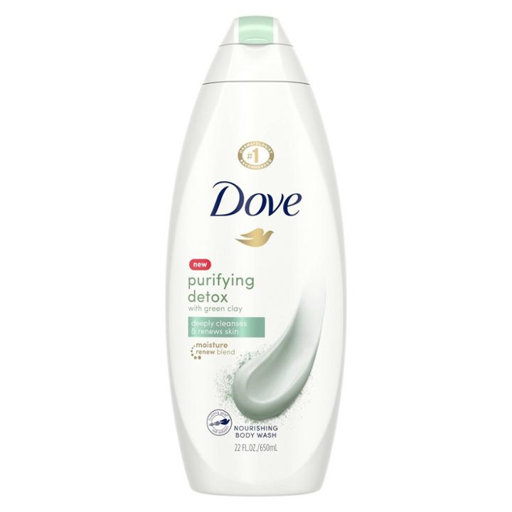 Dove Beauty Dove Purifying Detox Deep Cleanse & Skin Renewal Body Wash Soap
