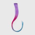 Wavy Tie Dye Hair Extension Metal Comb Snap Clip - Wild Fable,