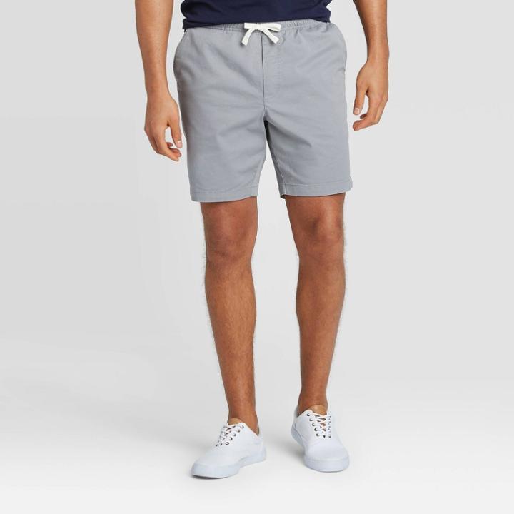 Men's 8 Pull-on Shorts - Goodfellow & Co Gray