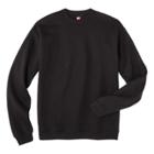 Hanes Premium Men's Fleece Crew-neck Sweatshirt - Black