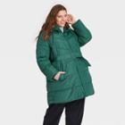 Women's Puffer Jacket - A New Day Green X