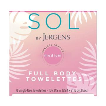 Sol By Jergens Medium Body Towlettes