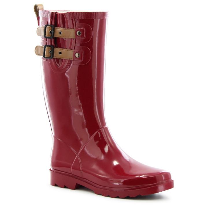 Washington Shoe Company Women's Premier Tall Rain Boots - Red