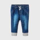 Baby Boys' Long Jogger Jeans - Cat & Jack Dark Denim