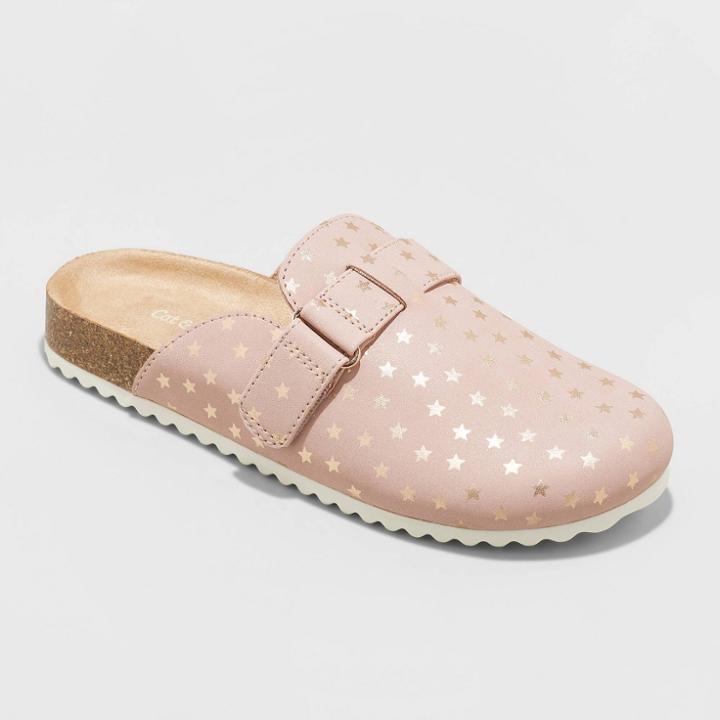 Girls' Perry Slip-on Footbed Sandals - Cat & Jack Pink