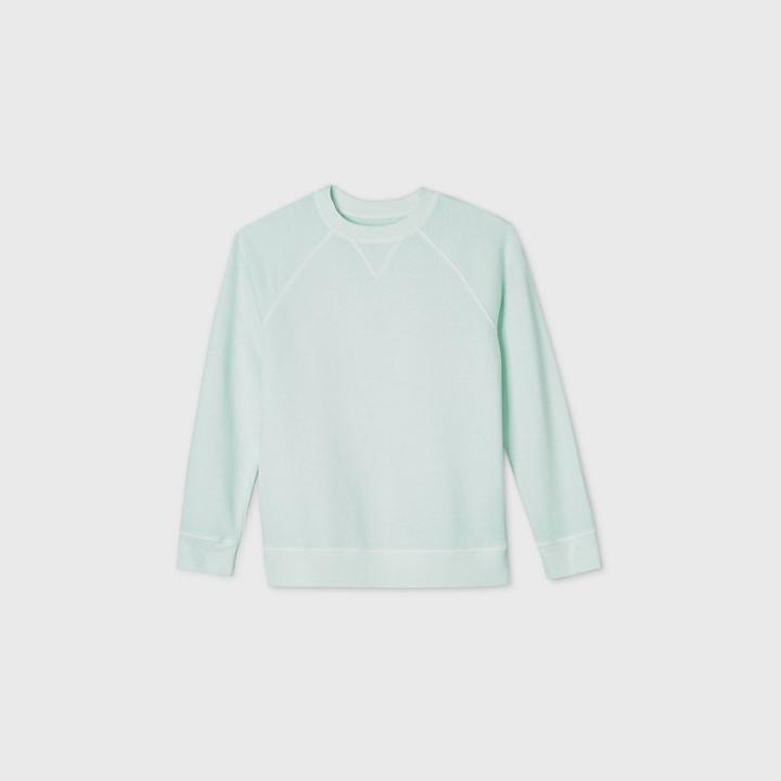 Kids' French Terry Pullover Sweatshirt - Cat & Jack Green