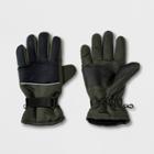Men's Ski Glove Gloves - Goodfellow & Co Olive (green)/black