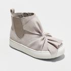 Toddler Girls' Lilibeth Slip On Critter Sneakers - Cat & Jack Gray