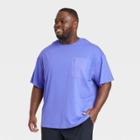 Men's Big Short Sleeve T-shirt - All In Motion Periwinkle
