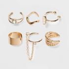 Hanging Chain Ear Cuff Set - A New Day Gold
