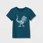 Toddler Boys' Dino Seashell Graphic Short Sleeve T-shirt - Cat & Jack Royal Blue