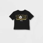 Toddler Disney Mickey Mouse 'family Vacation 2021' Short Sleeve Graphic T-shirt - Black