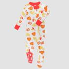 Honest Baby Boys' Snack Food Lover Organic Cotton Snug Fit Footed Pajama
