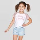 Target Grayson Mini Toddler Girls' Graphic Short Sleeve T-shirt - White