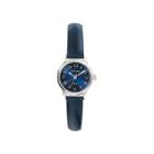 Women's Carriage By Timex Watch With Leather Strap - Silver/blue C2a871tg