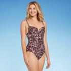 Women's Underwire Medium Coverage One Piece Swimsuit - Kona Sol Chocolate