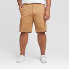 Men's Big & Tall 11 Ripstop Cargo Shorts - Goodfellow & Co Brown