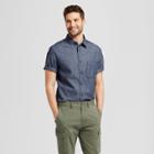 Men's Standard Fit Denim Shirt - Goodfellow & Co Blue