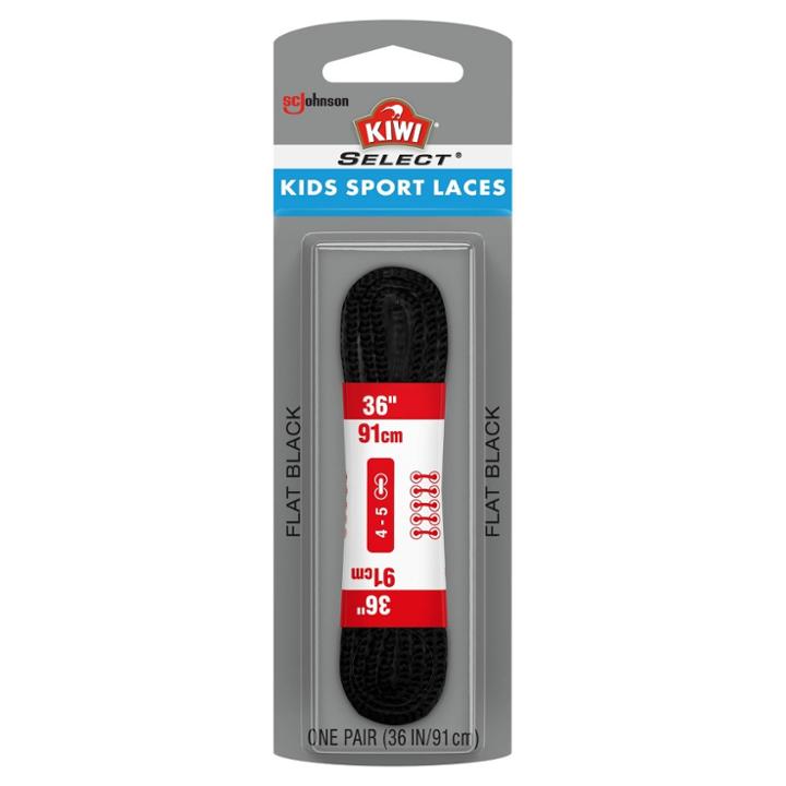 Kiwi Select Kids Sport Flat Lace - Black 36, Kids Unisex