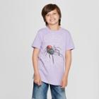 Boys' Short Sleeve Spider Graphic T-shirt - Cat & Jack Purple