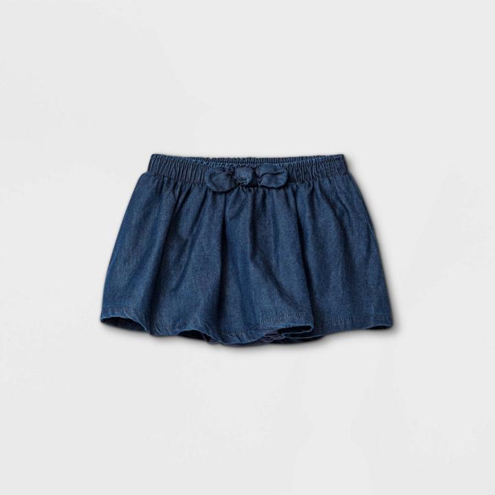Baby Girls' Denim Skirt - Cat & Jack Blue Newborn