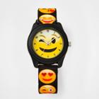 Distributed By Target Kids Happy Face Analog Watch, Kids Unisex,