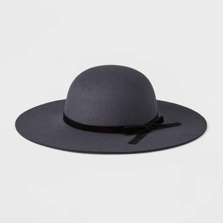 Toddler Girls' Bow Floppy Hat - Cat & Jack Gray