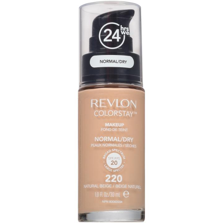Revlon Colorstay Makeup For Normal/dry Skin - Natural Beige, 220 Natural Beige