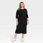 Women's Plus Size Long Sleeve Dress - Who What Wear